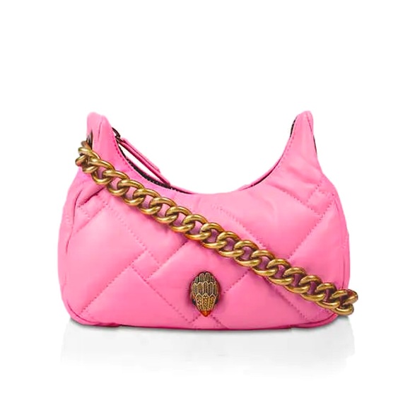 Kurt Geiger Pink Quilted Purse - Picture 2 of 6